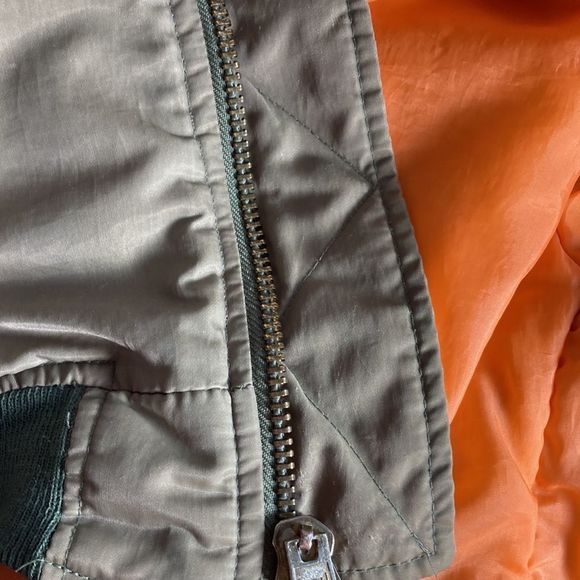 Vintage Mens MA-1 FLIGHT BOMBER JACKET SIZE XL Green - Picture 11 of 14